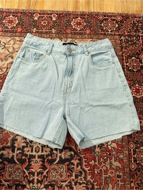 Zoo York Light Blue High-Rise Denim Shorts